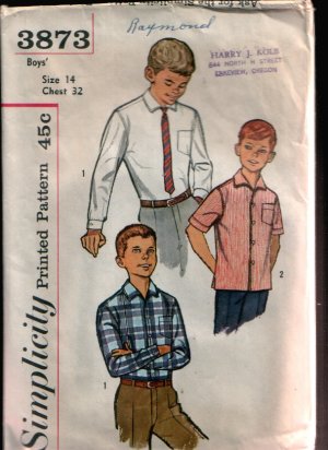 Simplicity 3873