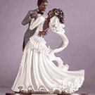 Alabastrite Afro-American Bride & Groom -29319