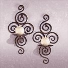 Wrought Iron Swirl Sconces -32402