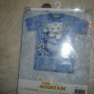 The Mountain Hand Dyed T-Shirt Blue White Lion Cub