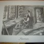 Pen and Ink Drawing Massachusetts by Gene Matras