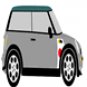 Wing Decal for Mini Cooper 