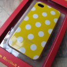 New kate spade case for iPhone 4 (Yellow/White Polka dots)
