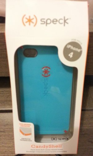 New Speck CandyShell case for iPhone 4 (Turquoise/Red)