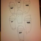 3D Ghosts! Original Drawing