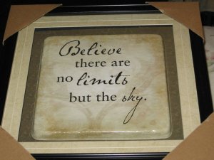 decorative framed plaque