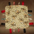Little Monkey Tag Blanket - 12x12 size