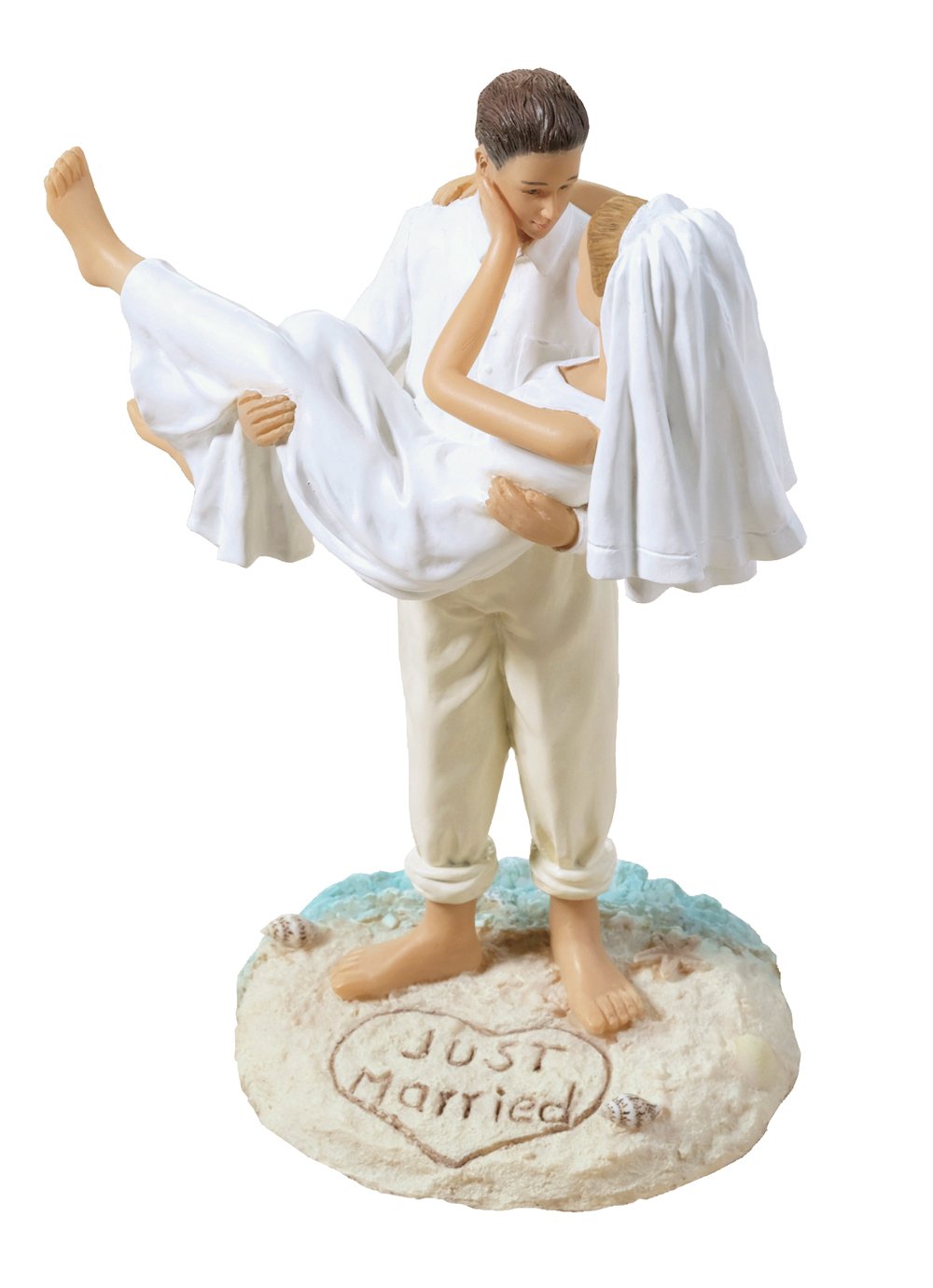Beach Wedding Figurine Cake Topper