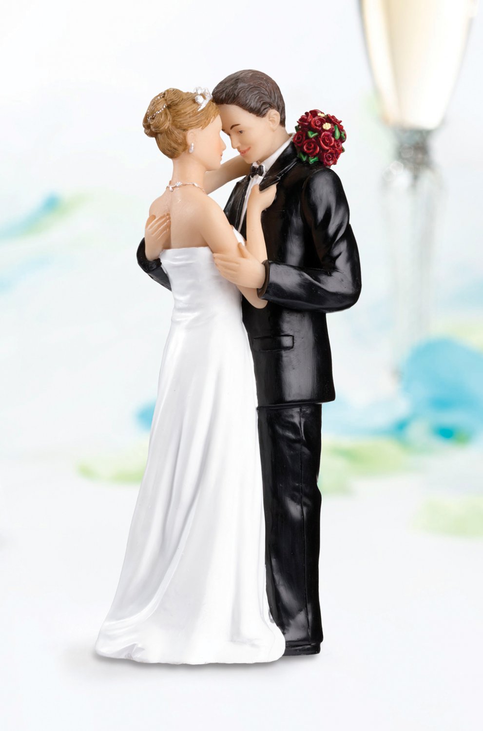 Tender Moment Figurine Cake Topper