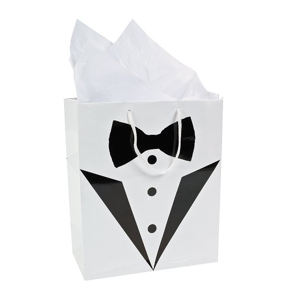 Wedding Tux Gift Bag
