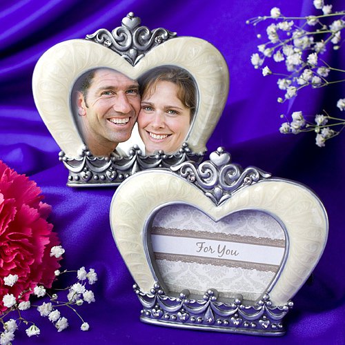 Crown design picture frame favors