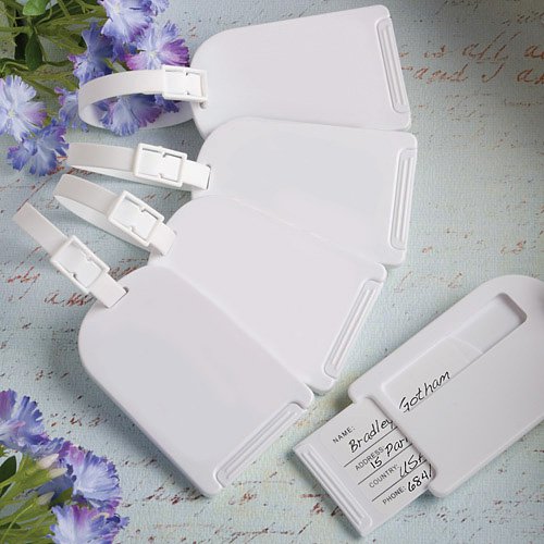 Perfectly Plain Collection Luggage Tag Favors