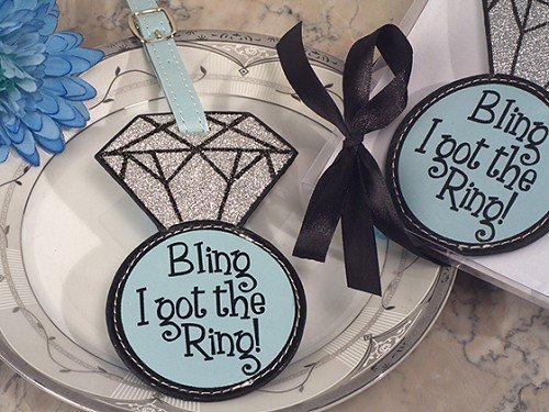 Bling I Got The Ring Luggage Tag