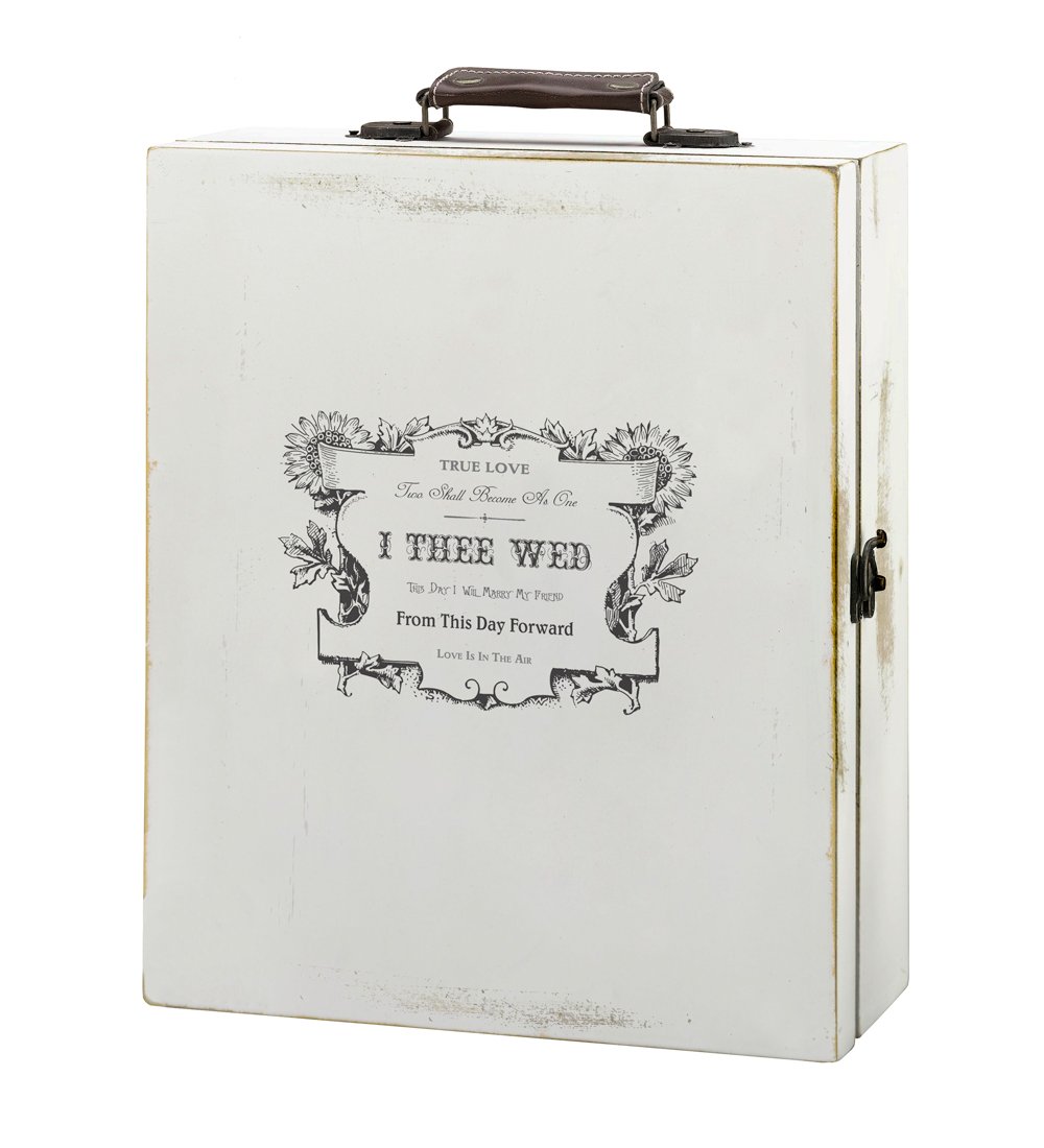 Antique White Wine Box - True Love