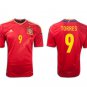 TORRES #9 SPAIN Home Soccer Jersey 2012 - XL