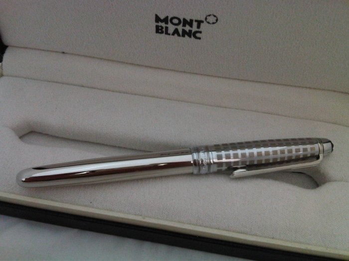 Mont blanc Meisterstuck Solitaire Stainless Steel Rollerball Pen