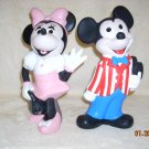 Mickey & Minnie Ceramic  Figurines