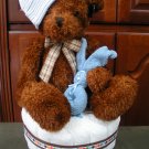 Teddy Bear Diaper Cake ~ Blue