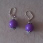 Custom Made Purple Earrings
