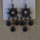 Vintage Stoned Beaded Earrings
