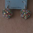 Blinged Valentine Earrings