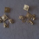 Gold Fashion Earrings