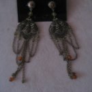 Bronzed Chain Earrings