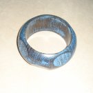Blue & Black Bangle Bracelet