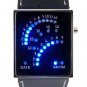 Fan-like Display LED Watch (Black)