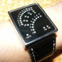 Fan-like Display LED Watch (Black)