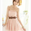 New Hot sale dresses Pinka Cotton Dress Shoulderless Japan Fashion