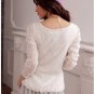 New Hot sale dresses  White Cotton&Chiffon Unique Dress with Ribbon
