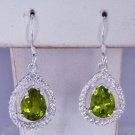 Oval Green Gemstone Eariings JE 0059