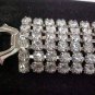 ELEGANT WEISS CLEAR RHINESTONE 7 1/4" BRACELET