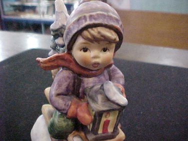 RIDE INTO CHRISTMAS  HUMMEL FIGURINE 396 2/0