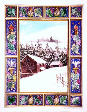 Winter Barn