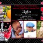 ROCK STAR ROCKSTAR 1ST 2ND 3RD Photo Birthday Party Invitations