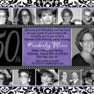 50th Birthday Party Photo INVITATIONS 21st, 30th, 40th, 60th