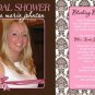BRIDAL SHOWER INVITATION WEDDING BACHELORETTE PARTY PHOTO