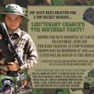 Camo Camouflage Birthday Invitation Photo Army Military Marines