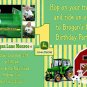 FARM BARNYARD BARN TRACTOR 1ST 2ND 3RD Photo Birthday Party Invitations