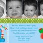 Fun to Be One Airplane First 1st Birthday Photo Party Invitations
