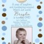 Neon Mod Monkey Boy Girl Photo Birthday Party Invitations