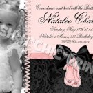 BALLERINA BALLET DANCE Birthday Party Photo Invitation
