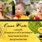 BUMBLE BEE BA-BEE BABY SHOWER OR BIRTHDAY INVITATION