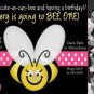BUMBLE BEE BA-BEE BABY SHOWER OR BIRTHDAY INVITATION