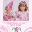 PRINCESS CROWN TIARA Birthday Party Photo Invitation