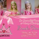 BOUTIQUE PRINCESS CROWN TIARA Birthday Party Photo Invitation