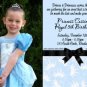 PRINCESS CROWN TIARA 1st First Birthday Party Invitation