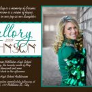 HIGH SCHOOL GRADUATION Ceremony Party Invitation GIRL